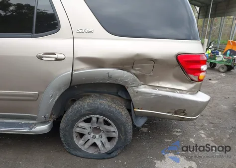 2004 Toyota Sequoia Sr5 V8 из США, поврежденный, VIN 5TDBT44A64S216318
